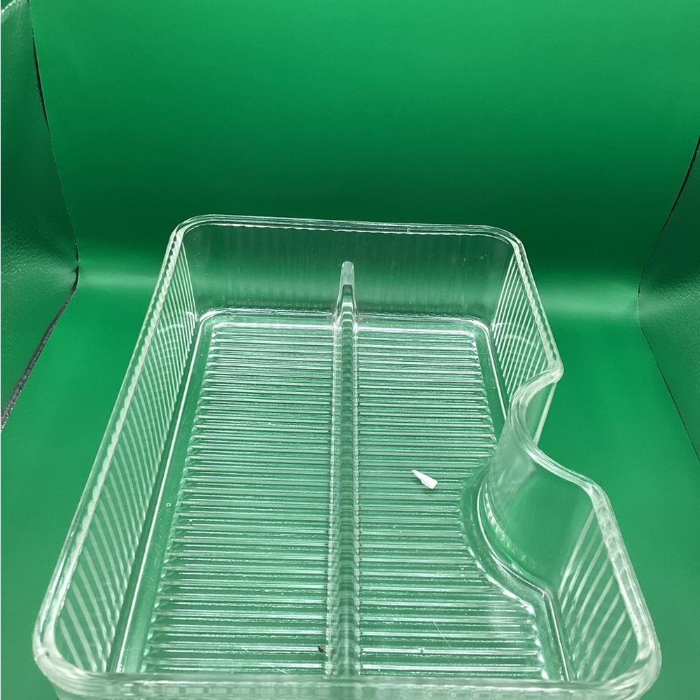Glass refrigerator dish